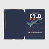 Thumbnail for Dassault Rafale C — F3-R standard design on navy blue samsung tablet tablet case