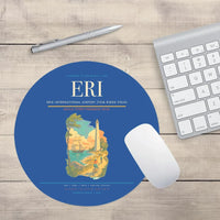 Thumbnail for Erie International Airport (Tom Ridge Field) (ERI) design on blue round mouse pad