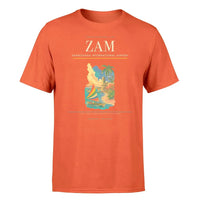 Thumbnail for Zamboanga International Airport (ZAM) T-Shirt single-side front print in Orange | zamboanga-international-airport-zam-double-side-t-shirt