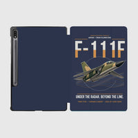 Thumbnail for F-111F Aardvark design on navy blue samsung tablet tablet case