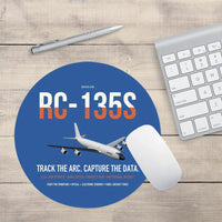 Thumbnail for RC-135S Cobra Ball design on blue round mouse pad