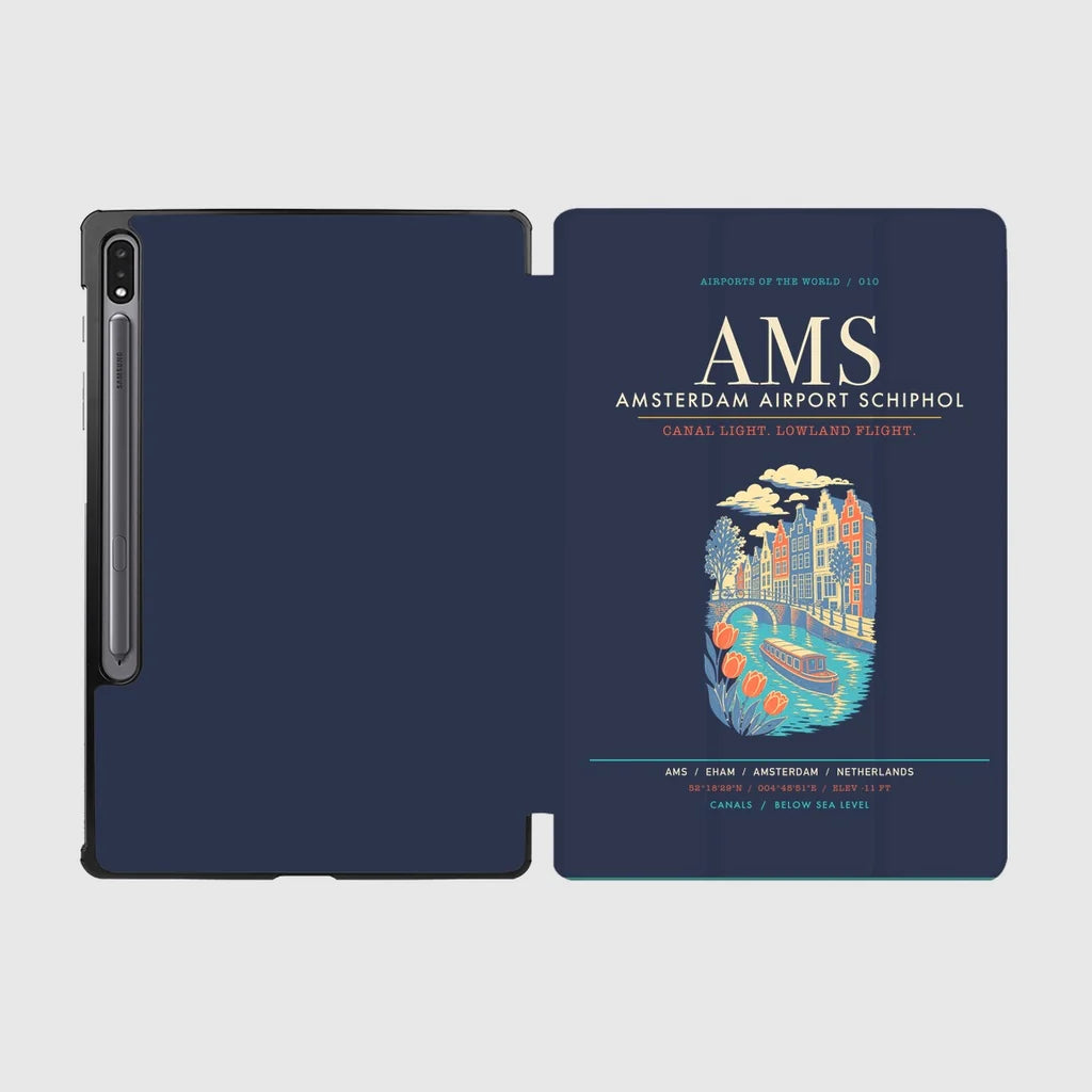 Amsterdam Airport Schiphol AMS - Navy Blue
