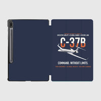 Thumbnail for C-37B Global Command Link design on navy blue samsung tablet tablet case
