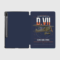 Thumbnail for Fokker D.VII design on navy blue samsung tablet tablet case