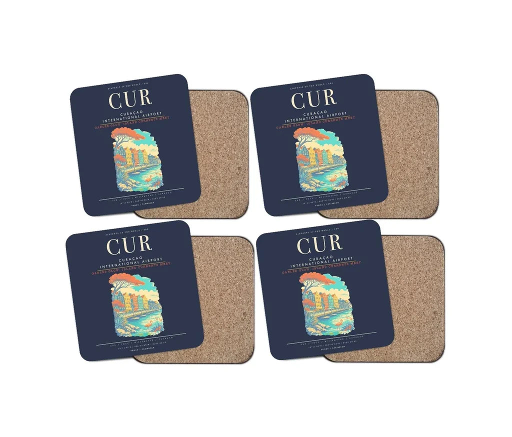 Curacao International Airport CUR - Navy Blue