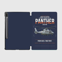Thumbnail for Airbus Helicopters AS565 MBe Panther design on navy blue samsung tablet tablet case