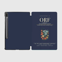 Thumbnail for Norfolk International Airport (ORF) design on navy blue samsung tablet tablet case