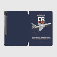 Thumbnail for Hawker Hunter F6 design on navy blue samsung tablet tablet case