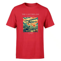 Thumbnail for VINTAGE G4054 - The Last Biplane - Premium T-Shirt design on red premium t shirt