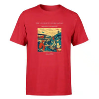 Thumbnail for VINTAGE G4487 - The Vintage Fly-In Breakfast - Premium T-Shirt design on red premium t shirt