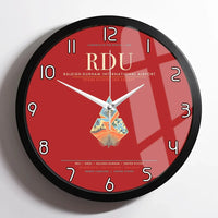 Thumbnail for Raleigh-Durham International Airport RDU Wall-Clock Framed - Red