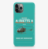 Thumbnail for Sud Aviation SE 3130 Alouette II design on turquoise magsafe iphone case, for iPhone Pro Max