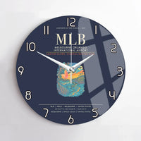 Thumbnail for Melbourne Orlando International Airport MLB Wall-Clock No-Frame - Navy Blue