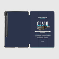 Thumbnail for CJ610 design on navy blue samsung tablet tablet case