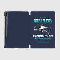 Thumbnail for DJI Mini 4 Pro design on navy blue samsung tablet tablet case