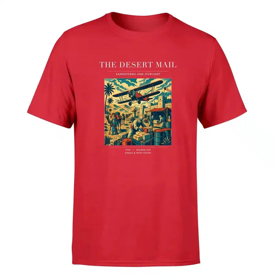 VINTAGE G4020 - The Desert Mail - Premium T-Shirt design on red premium t shirt