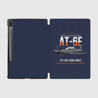 Thumbnail for AT-6E Wolverine Light Attack design on navy blue samsung tablet tablet case