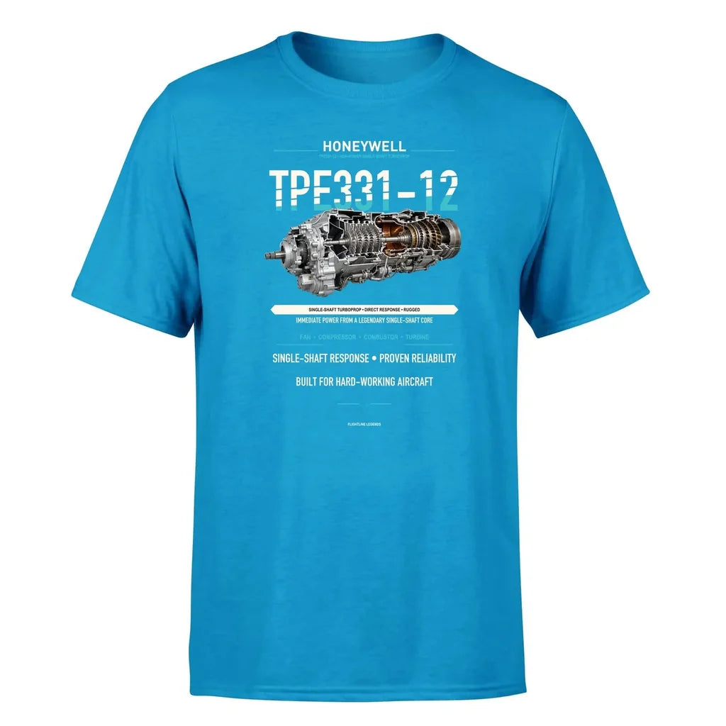 TPE331-12 design on turquoise single side