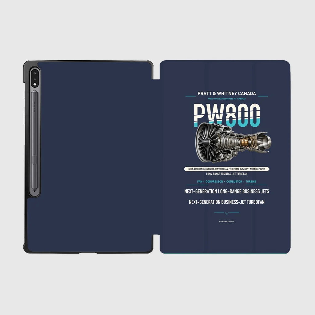 PW800 design on navy blue samsung tablet tablet case
