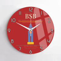 Thumbnail for Brasilia - Presidente Juscelino Kubitschek International Airport BSB Wall-Clock No-Frame - Red