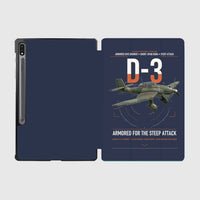 Thumbnail for Junkers Ju 87D-3 design on navy blue samsung tablet tablet case