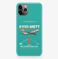 Thumbnail for Airbus A330 MRTT design on turquoise magsafe iphone case, for iPhone Pro Max