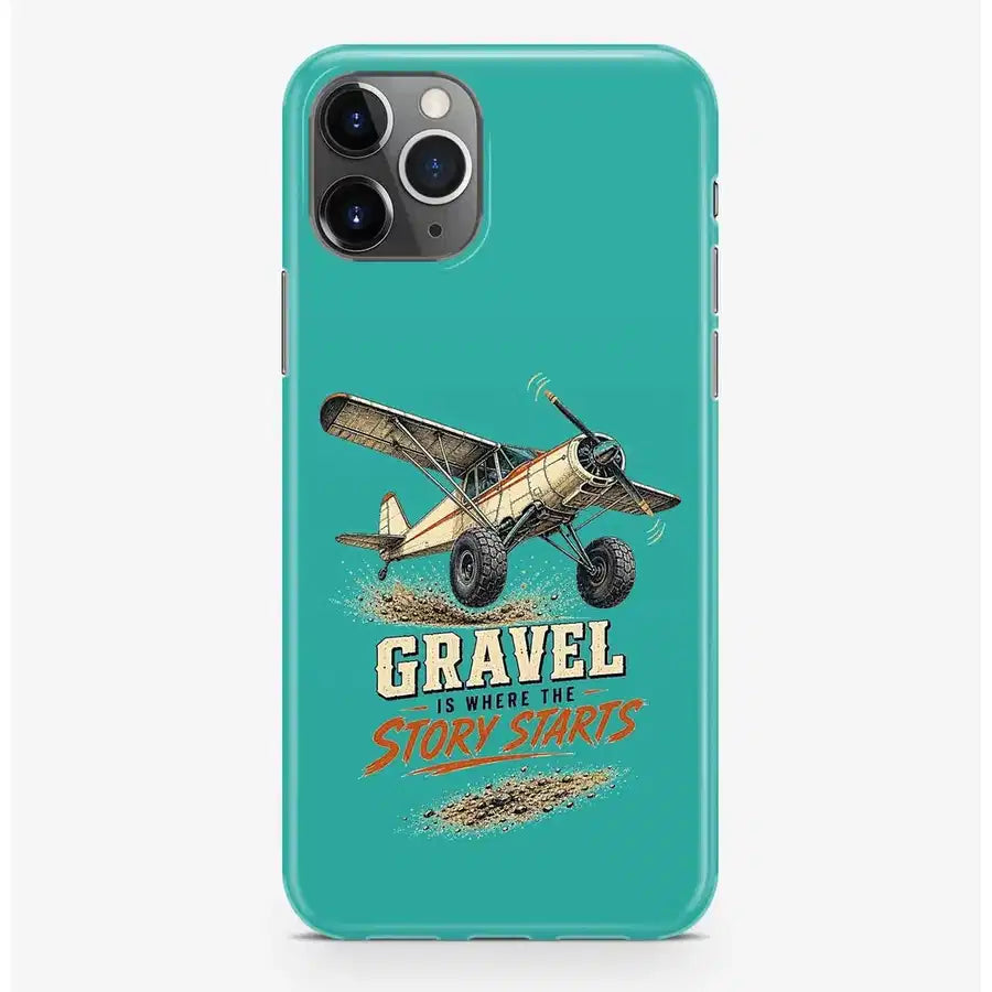 SIGNAL 585 - Gravel Is Where The Story Starts - MagSafe iPhone Pro Max design on turquoise magsafe iphone pro max