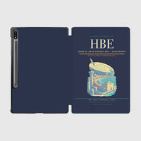 Thumbnail for Borg El Arab Airport (HBE) design on navy blue samsung tablet tablet case