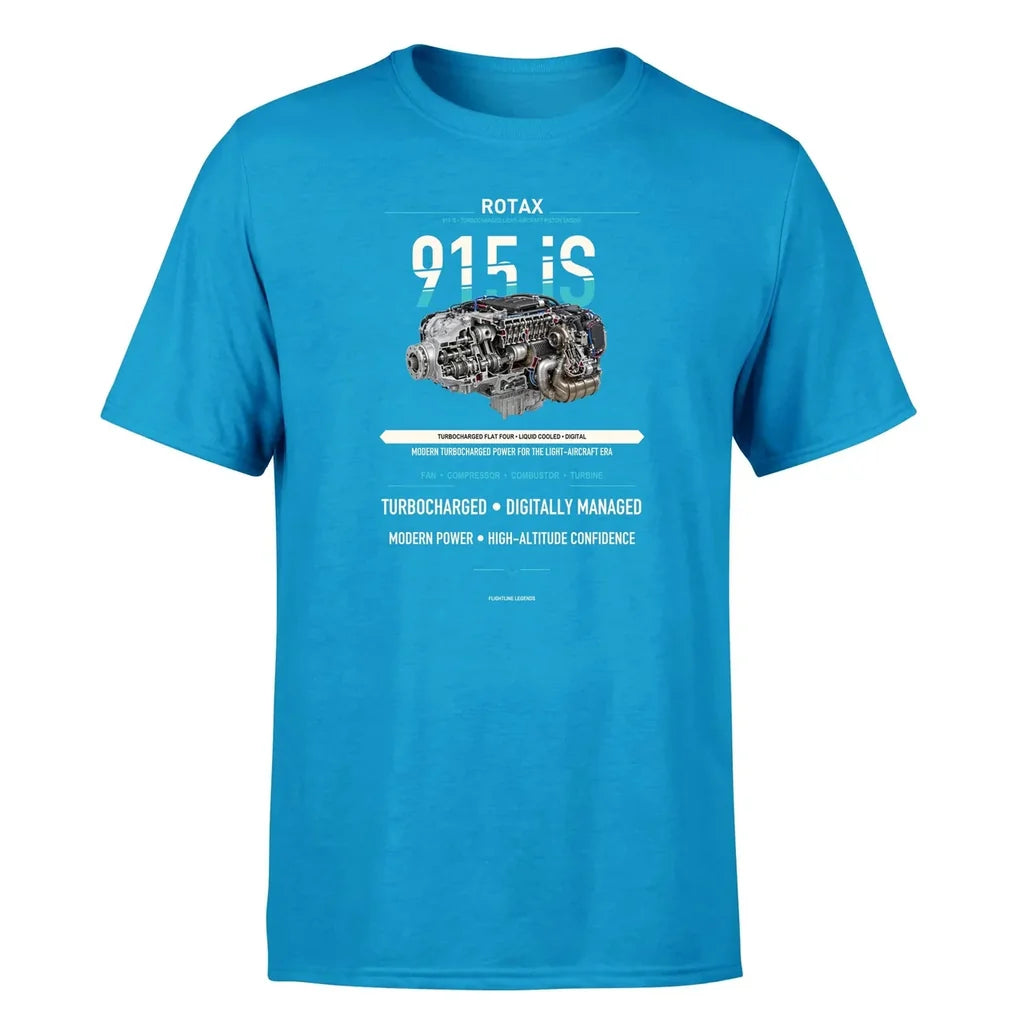 915 iS design on turquoise single side