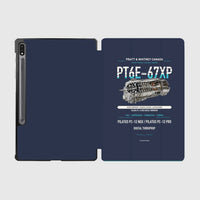 Thumbnail for PT6E-67XP design on navy blue samsung tablet tablet case
