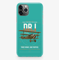 Thumbnail for Fokker Dr.I design on turquoise magsafe iphone case, for iPhone Pro Max