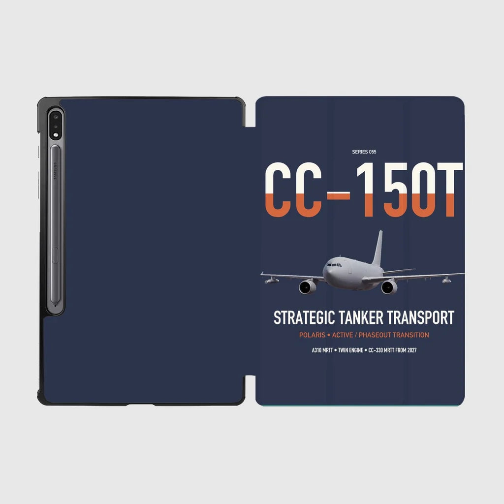 Airbus CC-150T Polaris design on navy blue samsung tablet tablet case