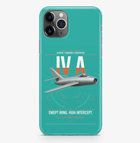 Thumbnail for Dassault Mystère IV A design on turquoise magsafe iphone case, for iPhone Pro Max