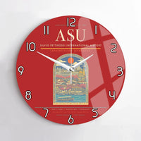 Thumbnail for Silvio Pettirossi International Airport ASU Wall-Clock No-Frame - Red