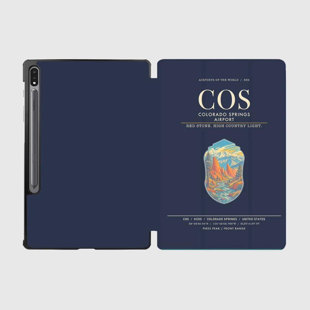 Colorado Springs Airport COS - Navy Blue