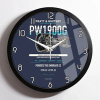 Thumbnail for PW1900G design on navy blue framed wall clock