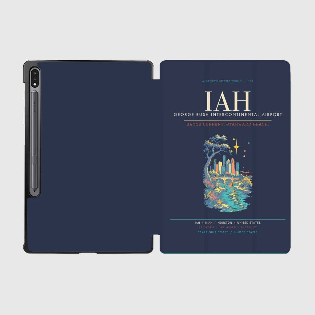Houston George Bush Intercontinental Airport IAH - Navy Blue