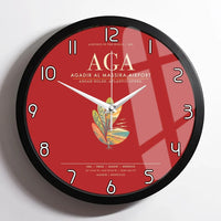 Thumbnail for Agadir Al Massira Airport AGA Wall-Clock Framed - Red