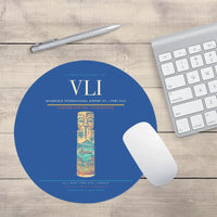 Thumbnail for Bauerfield International Airport (VLI) design on blue round mouse pad
