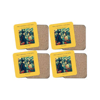 Thumbnail for The Farewell Gate Kiss - Designed Coasters design on yellow 4-pieces-set
