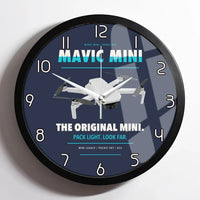 Thumbnail for DJI Mavic Mini design on navy blue framed wall clock