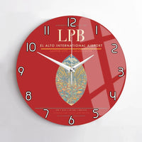 Thumbnail for El Alto International Airport LPB Wall-Clock No-Frame - Red