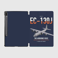 Thumbnail for EC-130J Commando Solo III design on navy blue samsung tablet tablet case
