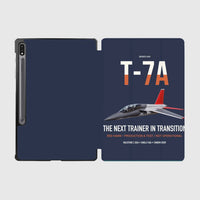 Thumbnail for T-7A Red Hawk design on navy blue samsung tablet tablet case