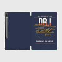 Thumbnail for Fokker Dr.I design on navy blue samsung tablet tablet case