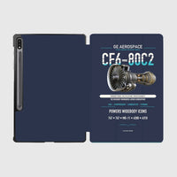 Thumbnail for CF6-80C2 design on navy blue samsung tablet tablet case