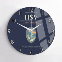 Thumbnail for Huntsville International Airport HSV Wall-Clock No-Frame - Navy Blue