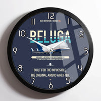 Thumbnail for Airbus A300-600ST BelugaST design on navy blue framed wall clock