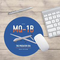 Thumbnail for MQ-1B Predator design on blue round mouse pad