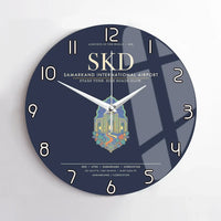 Thumbnail for Samarkand International Airport SKD Wall-Clock No-Frame - Navy Blue